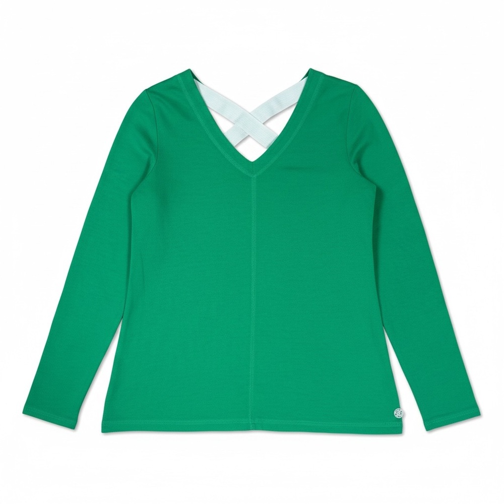 Lilly Pulitzer Luxletic Areli Pullover in Agave Green